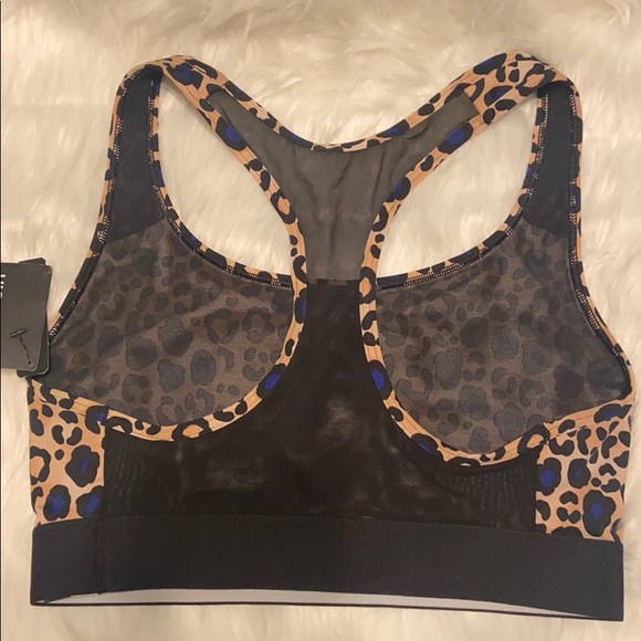 NWT Victoria’s Secret Sport Bra cheetah racer back - Picture 4 of 4
